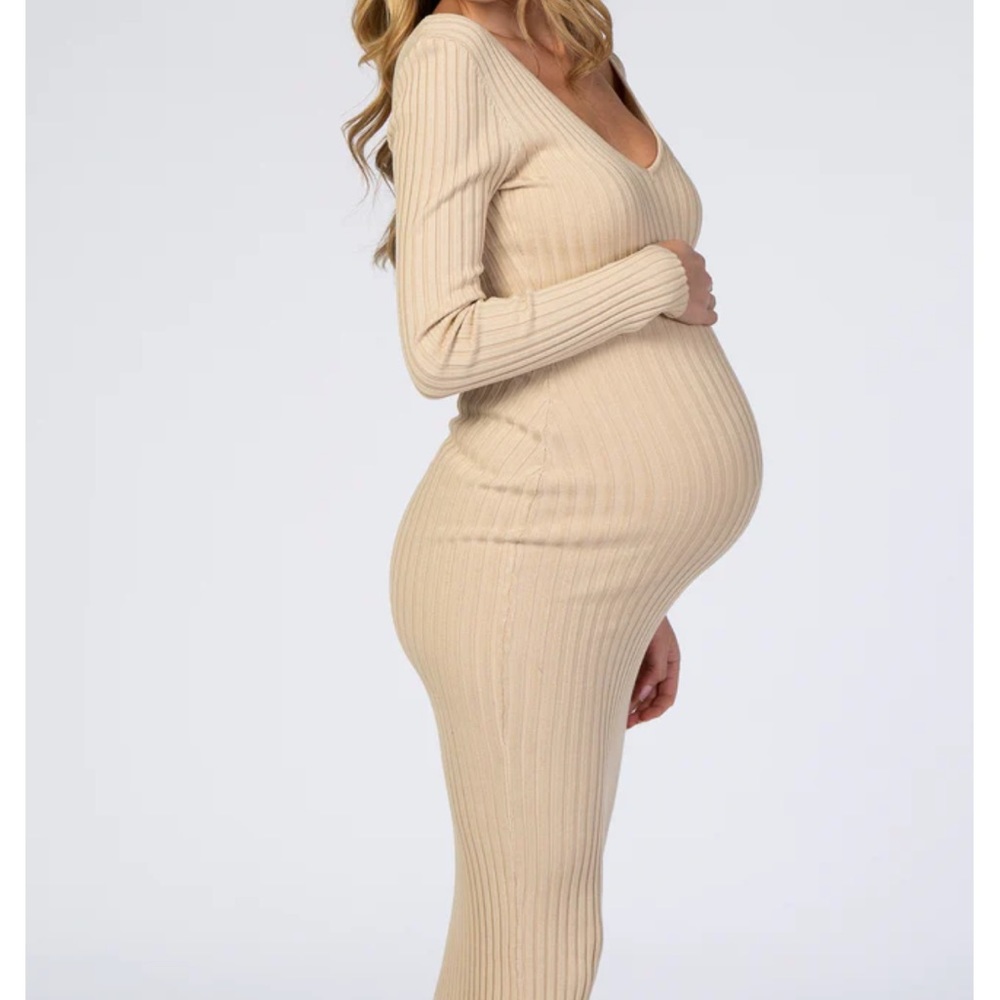 NWOT Pinkblush Maternity V-Neck Dress